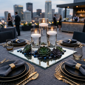 Richland Floating Candles & Eastland Cylinder Holders Set of 36