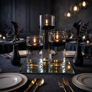 Richland Floating Candles & Eastland Cylinder Holders Set of 3