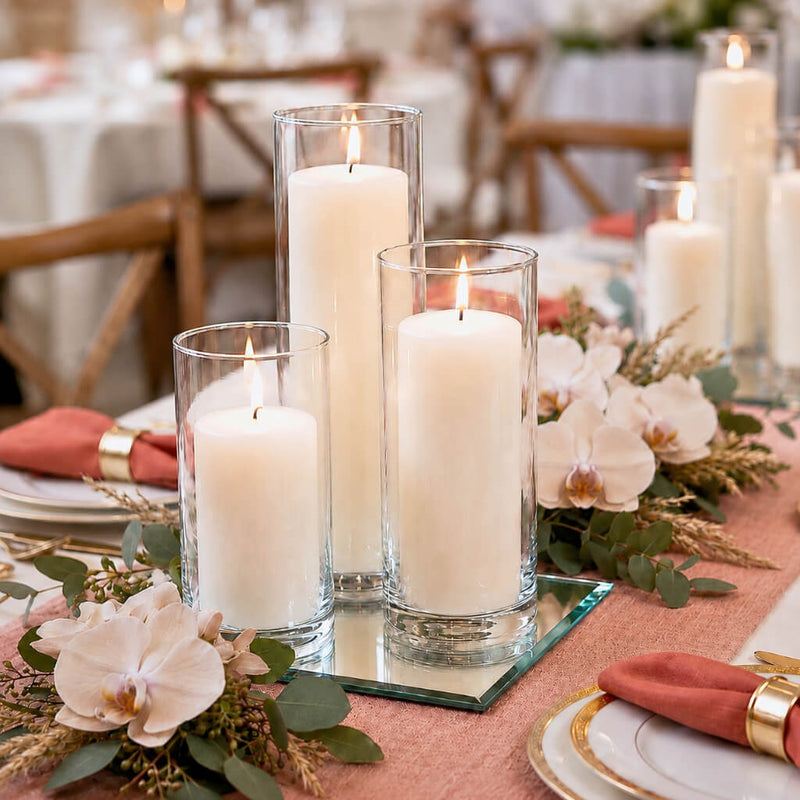 Eastland Square Mirror and Cylinder Vase Centerpiece Set of 4 - 10" - thumbnail number 8