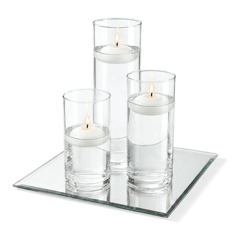 Eastland Square Mirror and Cylinder Vase Centerpiece Set of 4 - 12" - thumbnail number 5