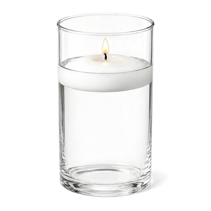 Eastland Cylinder Floating Candle Holder 3.25"x6" Set of 12 - thumbnail number 3