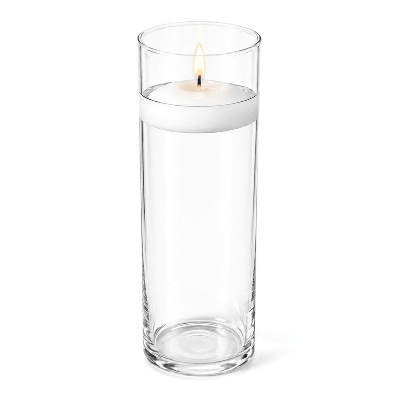 Eastland Cylinder Floating Candle Holder 3.25"x10.5" Set of 12 - thumbnail number 3