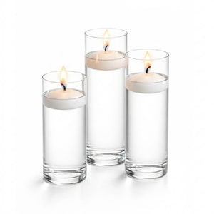 Richland Floating Candles & Eastland Cylinder Holders Set of 3