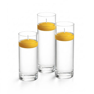 Richland Floating Candles & Eastland Cylinder Holders Set of 3