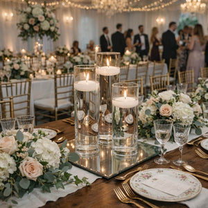 Richland Floating Candles & Sloan Cylinder Vases Set of 3