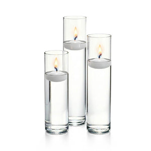 Richland Floating Candles & Sloan Cylinder Vases Set of 3
