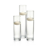 Richland Floating Candles & Sloan Cylinder Vases Set of 3 - thumbnail number 5
