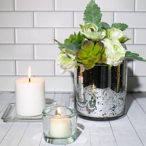 Richland Pillar Candles 3"x3" White Set of 12