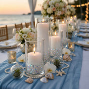 4000 Pcs Acrylic Diamond Vase Fillers Iridescent 3mm, 6mm, 10mm - Shimmering Table Scatters & DIY Craft Beads for Weddings - thumbnail number 2