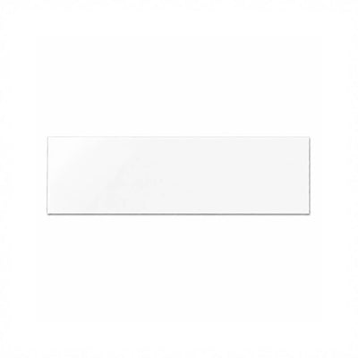 White acrylic plexiglass sheet, 24 inches by 10 inches on a white backdrop - thumbnail number 3