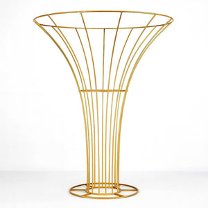 6.5ft Tall Gold Metal Blossom Tree Frame – Floor Standing Wedding Floral Display Stand