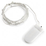Unlit 20 LED 90 inch multicolor micro fairy string lights with a battery pack - thumbnail number 3