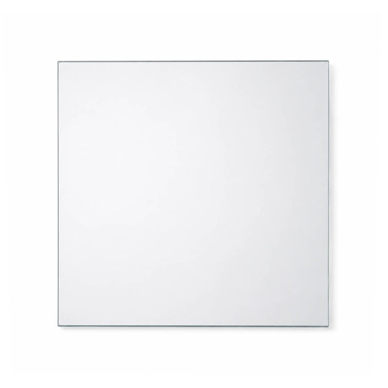 A 10 inch square mirror shown from a top-down perspective on a white background - thumbnail number 1