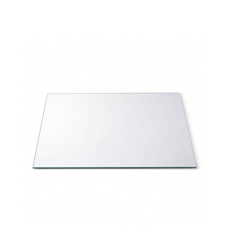 A 10 inch square mirror glass shown from an angled perspective on a white background - thumbnail number 2