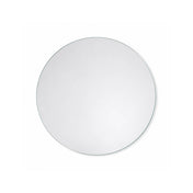 An 8 inch round mirror glass shown from a top-down perspective on a white background - thumbnail number 1