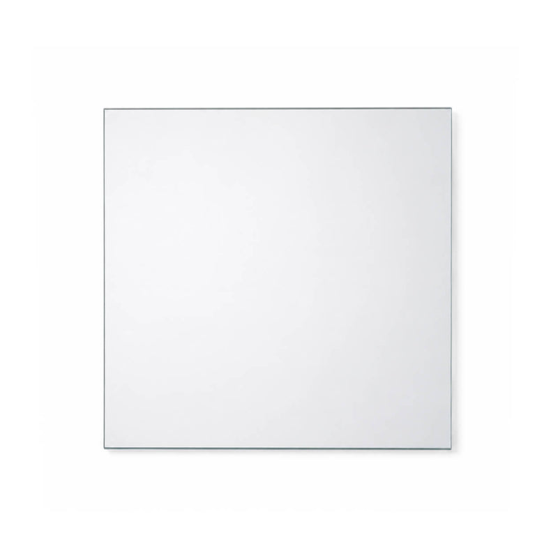 An 8 inch square mirror shown from a top-down perspective on a white background - thumbnail number 1