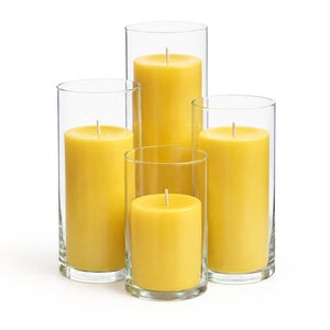 Richland Pillar Candles & Eastland Cylinder Holders Set of 4