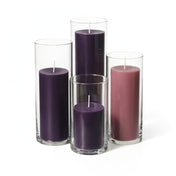 Richland Pillar Candles & Eastland Cylinder Holders Set of 4 - Advent - thumbnail number 1