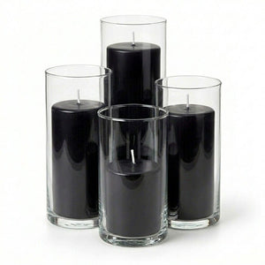 Richland Pillar Candles & Eastland Cylinder Holders Set of 4