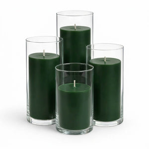 Richland Pillar Candles & Eastland Cylinder Holders Set of 4