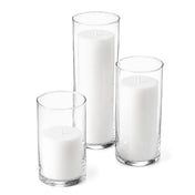 Eastland Cylinder Pillar Candle Holders 6" , 7.5" & 10.5" Set of 3 - thumbnail number 2