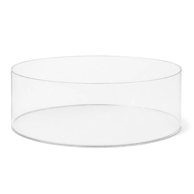 Round 18" Acrylic Cake Stand – Clear Transparent Display Box Fillable Pedestal Riser