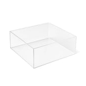 14"x14" Clear Acrylic Cake Box Stand – Transparent Pedestal Riser Display for Desserts and Events - thumbnail number 1
