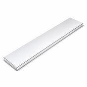 Silver Connector Plexiglass Plate for Rectangular Pedestal Pillar - thumbnail number 1
