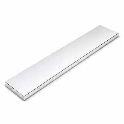 Silver Connector Plexiglass Plate for Rectangular Pedestal Pillar - thumbnail number 1