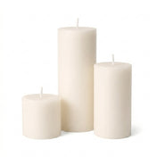 Richland Pillar Candles 3"x3", 3"x6" & 3"x9" Light Ivory Set of 18 - thumbnail number 1