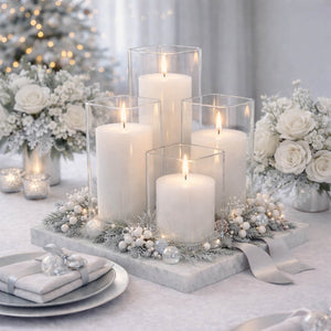 Richland Pillar Candles 2" x 3" & 2" x 6" Set of 20