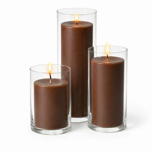 Richland Pillar Candles & Eastland Cylinder Holders Set of 36