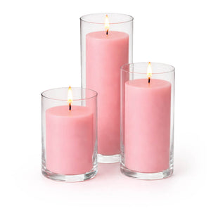 Richland Pillar Candles & Eastland Cylinder Holders Set of 3