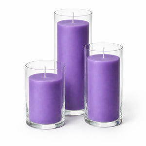 Richland Pillar Candles & Eastland Cylinder Holders Set of 36