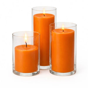 Richland Pillar Candles & Eastland Cylinder Holders Set of 3