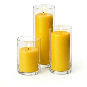 Richland Pillar Candles & Eastland Cylinder Holders Set of 36