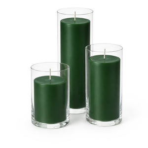 Richland Pillar Candles & Eastland Cylinder Holders Set of 36