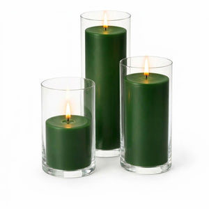 Richland Pillar Candles & Eastland Cylinder Holders Set of 36