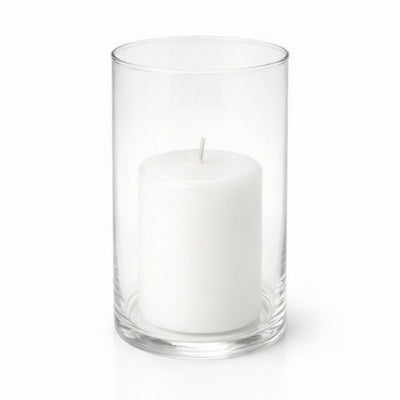 Richland Pillar Candle 3" & Eastland Cylinder Holder 6" Set of 12 (Choose your Color) - thumbnail number 44