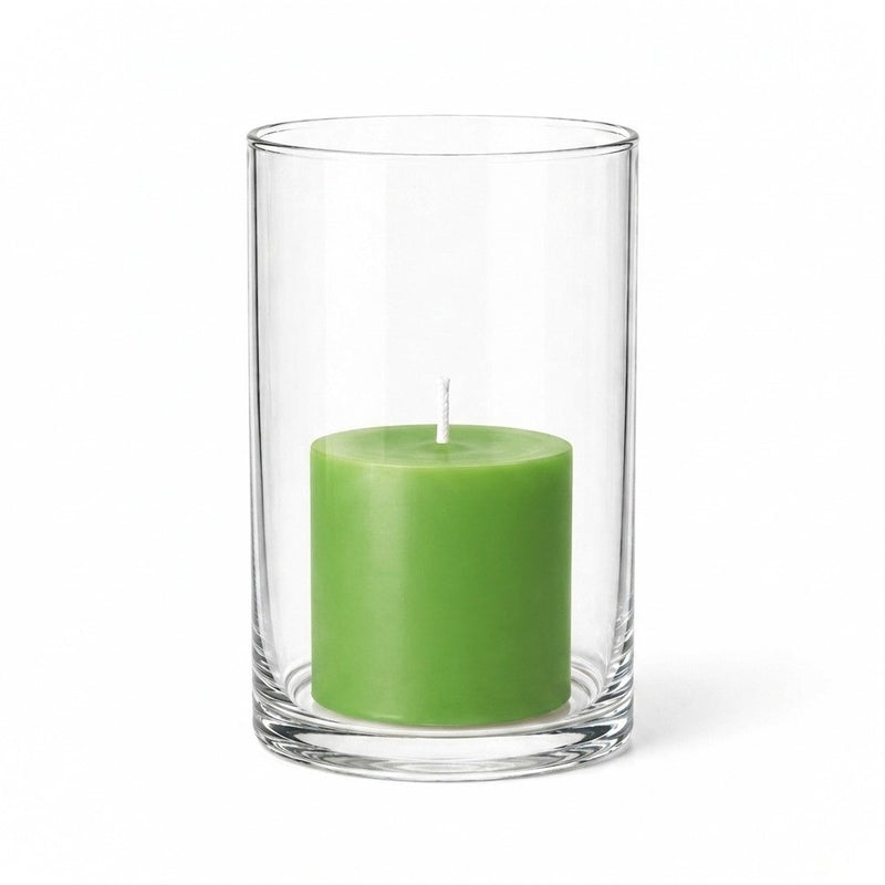 Richland Pillar Candle 3" & Eastland Cylinder Holder 6" Set of 12 (Choose your Color) - thumbnail number 9