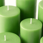 Richland Pillar Candle 3"x3" Green - thumbnail number 5