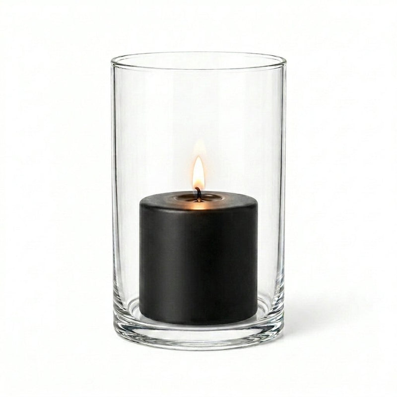 Richland Pillar Candle 3" & Eastland Cylinder Holder 6" Set of 12 (Choose your Color) - thumbnail number 30