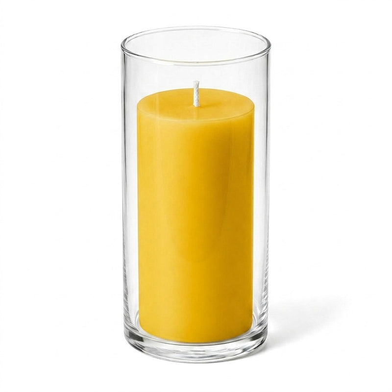 Richland Pillar Candle 6" & Eastland Cylinder Holder 7.5" inch Set of 12 (Choose your Color) - thumbnail number 21