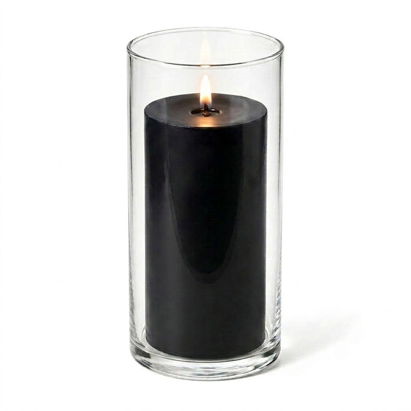 Richland Pillar Candle 6" & Eastland Cylinder Holder 7.5" inch Set of 12 (Choose your Color) - thumbnail number 26