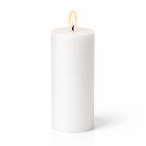 Richland Pillar Candles 3"x6" White Set of 24