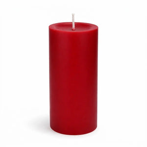 Richland Pillar Candles 3"x6" Red Set of 6