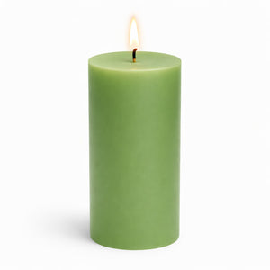 Richland Pillar Candle 3"x6" Green