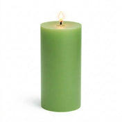Richland Pillar Candles 3"x6" Green Set of 24 - thumbnail number 2