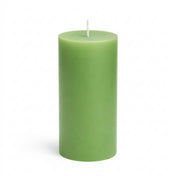 Richland Pillar Candles 3"x6" Green Set of 24 - thumbnail number 1