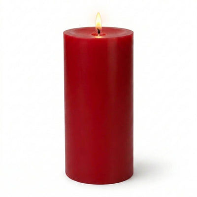 Richland Pillar Candle 3"x9" Red - thumbnail number 2